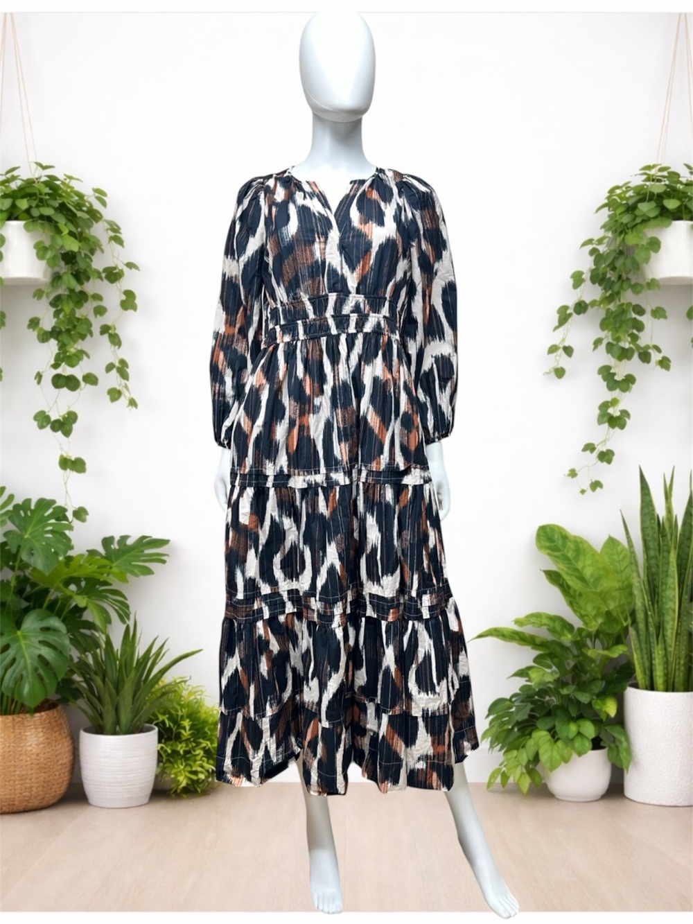 The Somerset Maxi Dress: Long-Sleeve Poplin Edition ~ Size S ~ Item #1312